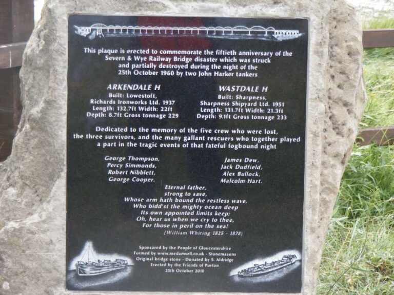 Severn Bridge Disaster Memorial Plaque