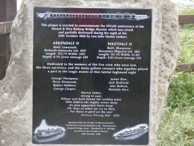 Severn Bridge Disaster Memorial Plaque